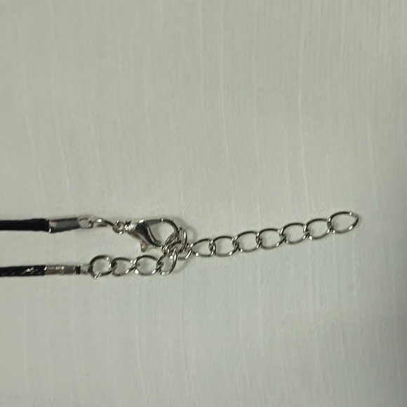 Whimsical Silver Owl Necklace with Intricate Details - Picture 3 of 3